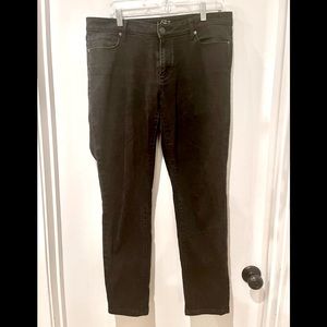 Ann Taylor LOFT Curvy Skinny Black Jeans Size 12